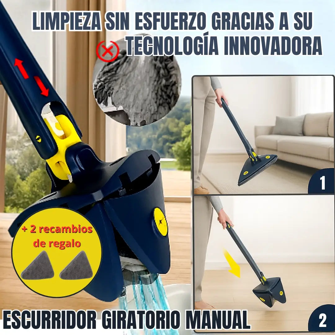 Tervia 360 -Limpia sin esfuerzo en menos tiempo.